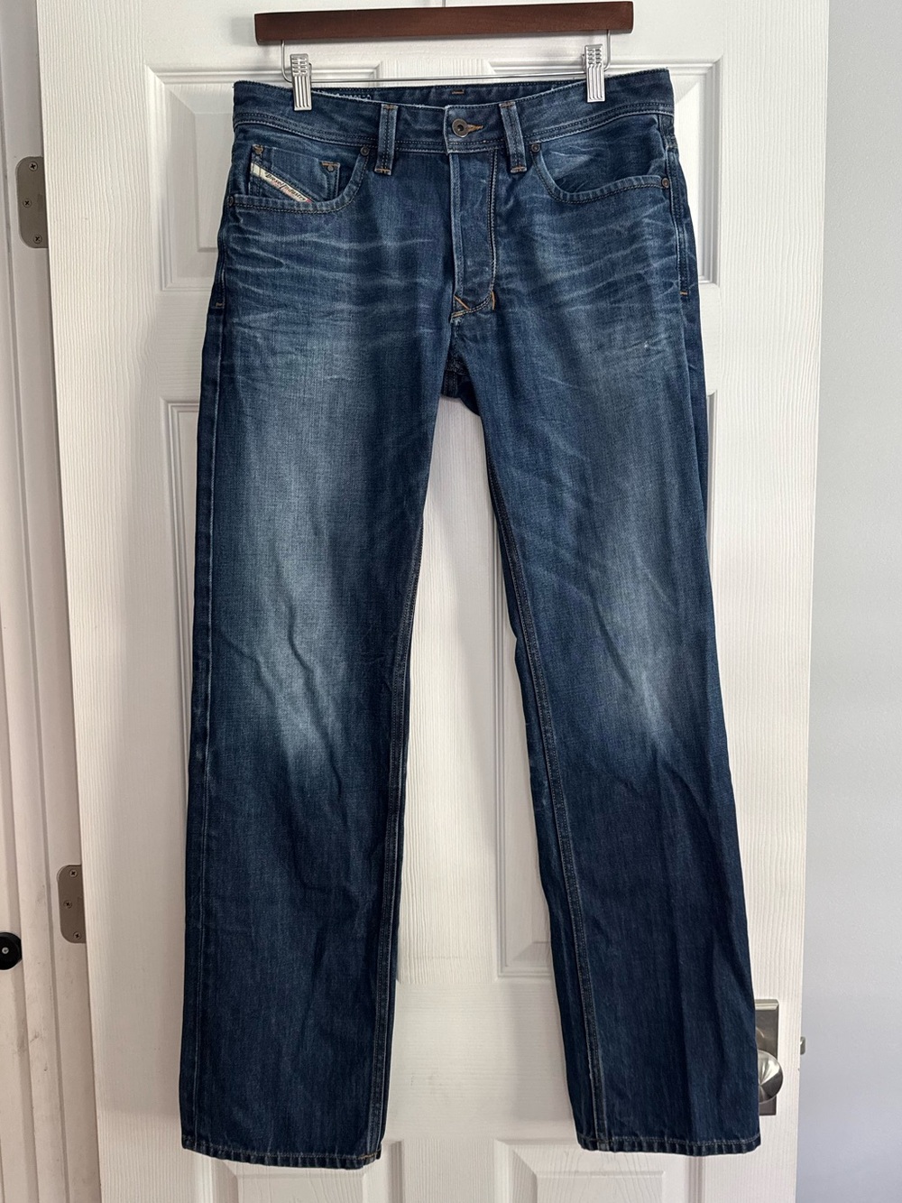 Diesel Larkee Men's Button Fly Regular Straight Jeans Size 31